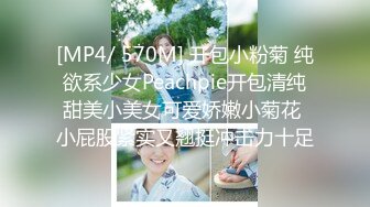 [MP4/ 570M] 开包小粉菊 纯欲系少女Peachpie开包清纯甜美小美女可爱娇嫩小菊花 小屁股紧实又翘挺冲击力十足