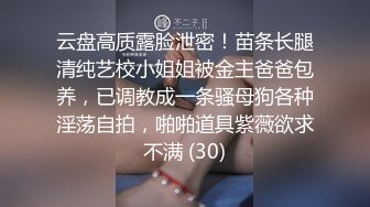 云盘高质露脸泄密！苗条长腿清纯艺校小姐姐被金主爸爸包养，已调教成一条骚母狗各种淫荡自拍，啪啪道具紫薇欲求不满 (30)