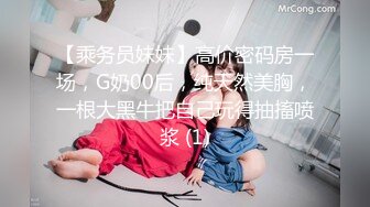 【乘务员妹妹】高价密码房一场，G奶00后，纯天然美胸，一根大黑牛把自己玩得抽搐喷浆 (1)