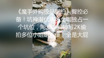 《魔手外购极品厕拍》臀控必备！坑神潜伏商场女厕独占一个坑位，同步露脸特写2K偸拍多位小姐姐方便，全是大屁股