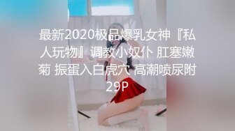 最新2020极品爆乳女神『私人玩物』调教小奴仆 肛塞嫩菊 振蛋入白虎穴 高潮喷尿附29P