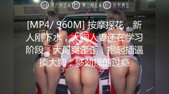 [MP4/ 960M] 按摩探花，新人刚下水，大胸人妻还在学习阶段，大哥爽歪歪，抱起插逼摸大胸，够劲操的过瘾