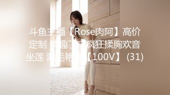 斗鱼主播【Rose肉阿】高价定制 情趣丁字疯狂揉胸欢音坐莲 漏毛艳舞【100V】 (31)