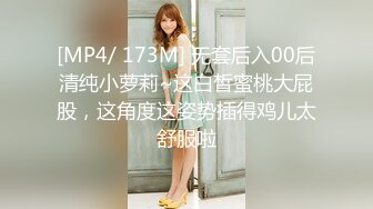 [MP4/ 173M] 无套后入00后清纯小萝莉~这白皙蜜桃大屁股，这角度这姿势插得鸡儿太舒服啦