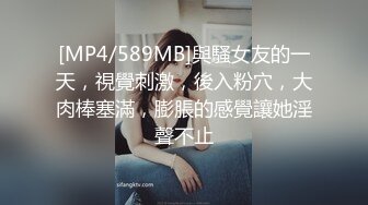 [MP4/589MB]與騷女友的一天，視覺刺激，後入粉穴，大肉棒塞滿，膨脹的感覺讓她淫聲不止