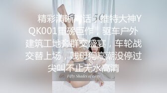 ❤️精彩清晰对话，推特大神YQK001重磅巨作，驱车户外建筑工地旁群交盛宴，车轮战交替上场，贱母狗高潮没停过尖叫不止无水高清